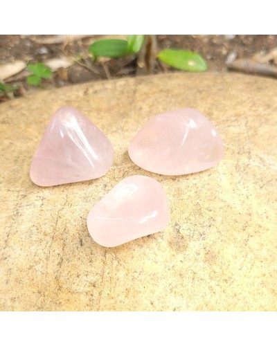 Quartz rose poli