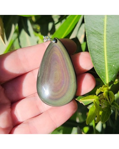 Pendentif obsidienne Oeil Céleste