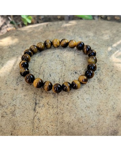 Bracelet élastique oeil de tigre
