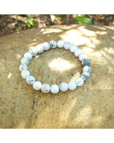 Bracelet howlite 8mm