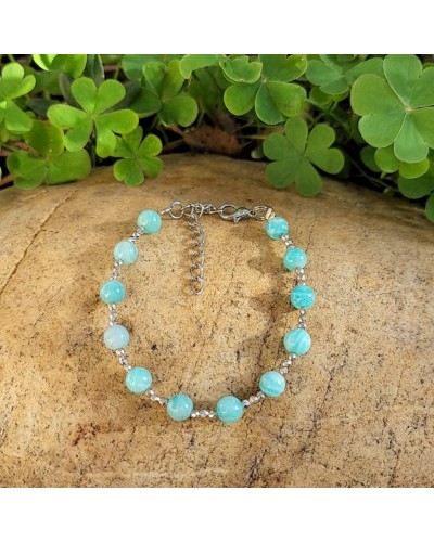 Bracelet création amazonite