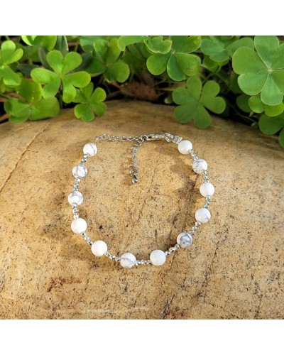 Bracelet création Howlite